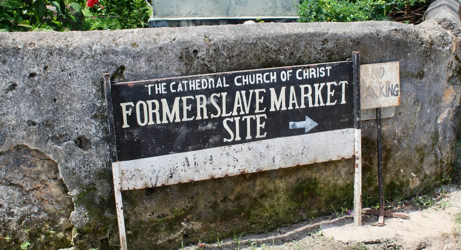 Zanzibar Stone Town oude slavenmarkt